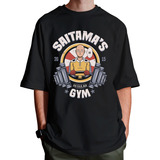 Camiseta Oversized Academia Treino Bodybuild Gym Saitamas