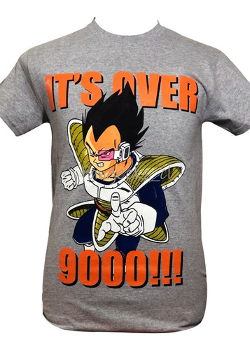 Polera Vegeta Dragon Ball Z Its Over 9000 Dbz