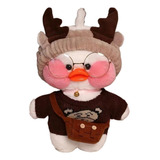 Lalafanfan Café Juguete De Peluche, Patito Con Accesorios.