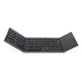 Mini Teclado Dobrável Bluetooth Com Touchpad Sem Fio Abnt Ç