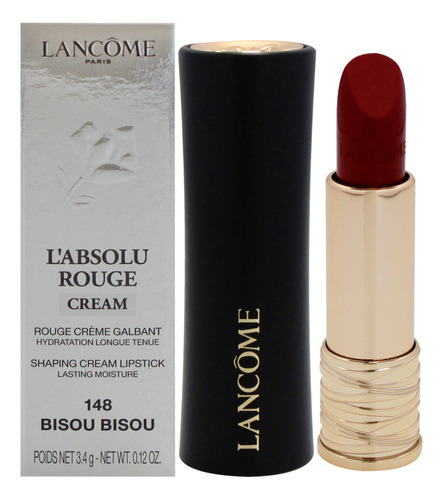 Lápiz Labial Lancome Labsolu Rouge Cream 148 Bisou Para Muje