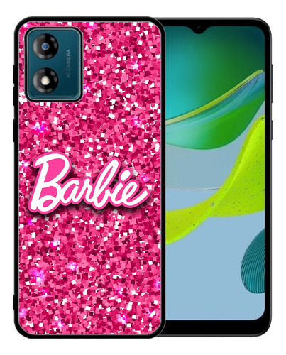 Funda Motorola Moto E13 Diseño Barbie + Mica Pantalla Mujer