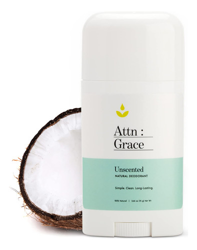 Atencion: Grace Desodorante Sin Aluminio, Totalmente Natural