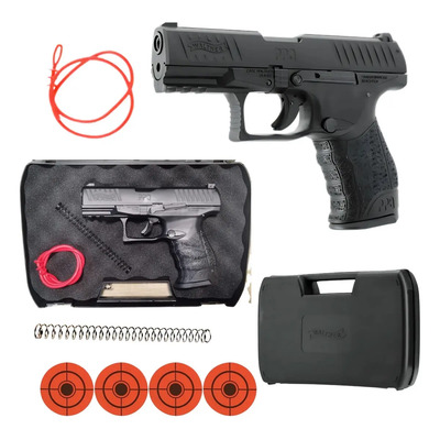 Pistola T4e Walther Ppq M2 Black Co2 Marcadora .43 Xchws P Negro 10.922 Mm | Envío gratis
