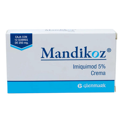 Mandikoz Imiquimod 5% 12 Sobres 250mg C\u002Fu Gi Aldara Quimara | Envío gratis