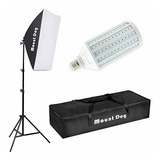 Kit De Iluminación De Fotografía Led Softbox Reflecto...