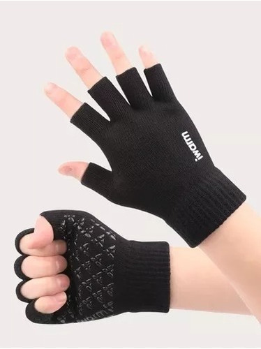 Guantes Sin Dedos Antideslizante Térmico Moda Otoño Invierno