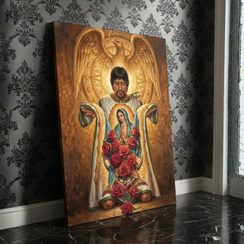 Cuadro Decorativo Virgen De Guadalupe Reyna De Mexico Mdf | Envío gratis