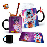 Taza Mágica Goku Ultra Instinto Dragon Ball Envío Full