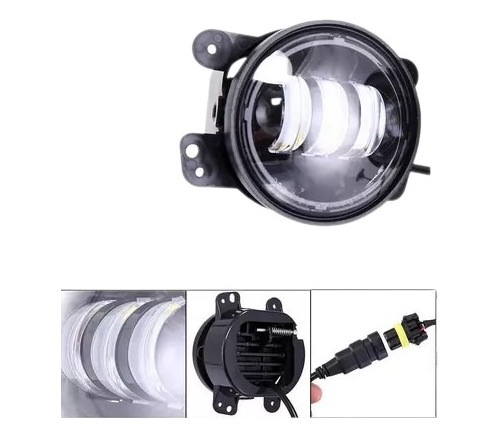 Faro Antiniebla Led Jeep Wrangler Jk 1997 1998 Al 2017 2018 Foto 3