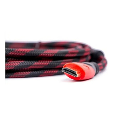 Naceb Cable Hdmi Macho Hdmi Macho 4k 1.5 Metros Negro/rojo