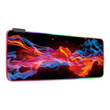 Mousepad Alfombrilla Luz Led Rgb Antideslizante Gamer Grande