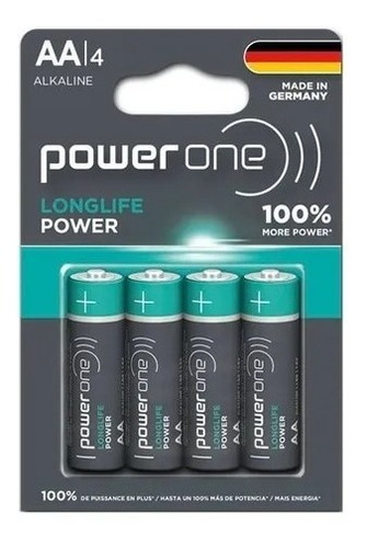 Pilas Alcalinas Power One Longlife Power Aa 1.5v X4