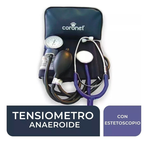 Tensiómetro Aneroide Con Estetoscopio Coronet Original