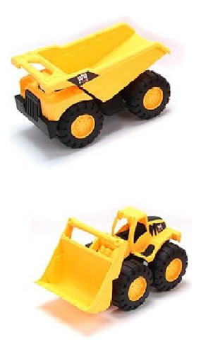 Paq 2 Carritos Gruas Camionsito Construccion Tractor Juguete