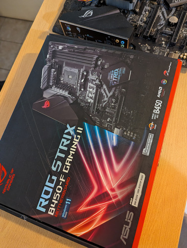 Placa Madre Asus Rog Strix B450-f Gaming Ii Amd Am4 Impecabl