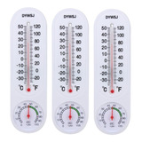 Pack X3 Termometro Higrometro Analogico Medidor Temperatura