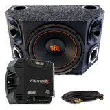 Caixa Trio Jbl Completa Som Carro + Amplificador Stetsom