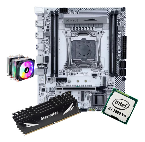 Kit Gamer Placa Mãe X99 White Intel Xeon E5 2690 V4 128gb Co