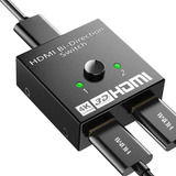 Conector Hdmi 4k Interruptor De Dos Vías