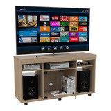 Mesa Para Tv Vermon Color Rovere Color Beige