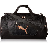 Maleta Deportiva Women´s Puma Mujer Evercat Candidate Duffel Color Negro Gold Rose