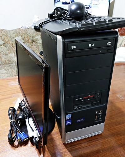 Pc Completa Amd A4 4gb Hyperx 240gb Ssd 19'' Led W10 Office