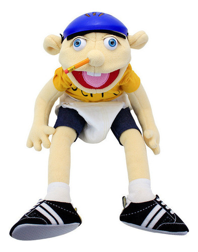 Lzl Jeff Hand Puppet Brinquedo De Pelúcia Engraçado 60cm