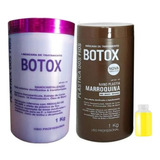 Btox Plástica Dos Fios Matizadora + Marroquina 1 Kg + Brinde