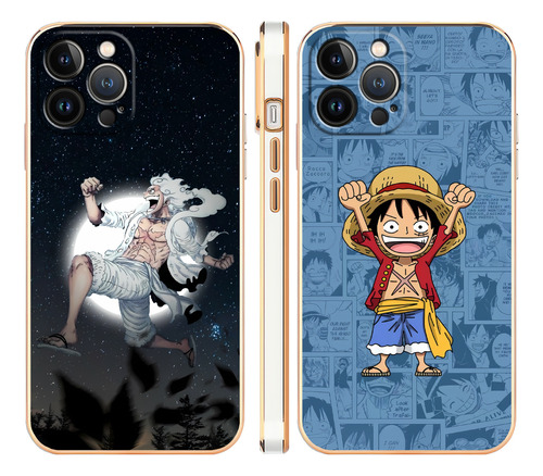 Nika Luffy One Piece Funda Para iPhone Case 2pcs Tpu Opqw13