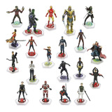 Set Disney Store 20 Figurines Marvel Infinity Saga Deluxe