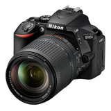  Nikon Kit D5600 + Lente 18-140mm Vr Dslr Color  Negro