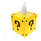 Lampara Colgante Super Mario Signo Nintendo Led 