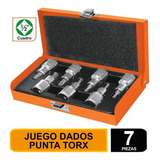 Juego Dados Punta Torx, Cuadro 1/2 , 7 Piezas   13928