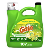 Detergente Liquido Gain Original 107 Lavados 4,55 Litros