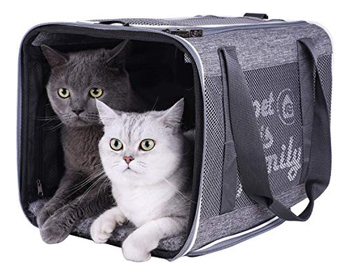 Bolso Transporte Mascotas Suave - Gatos Medianos, Grandes,