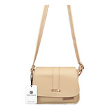 Bolso Dama Carteras Mujer Bandolera Karla Chacon Color Beige