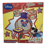 Bateria Mickey My First Band Grande Ditoys Infantil 