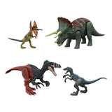 Jurasic World Set De 4 Dinosaurios Para Principiante (hjj85)