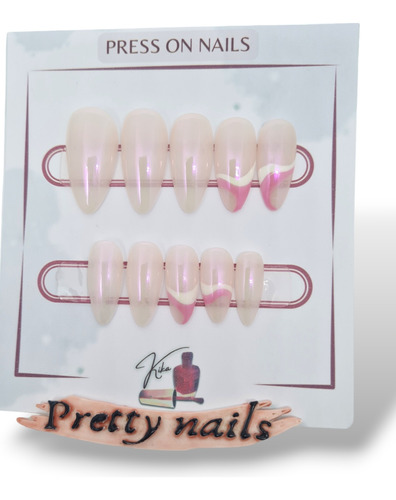 Press On Nails  (postizas) Set X 2