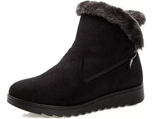 Botas De Invierno De Las Mujeres De Felpa Caliente Zapatos D