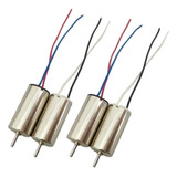 4 Piezas Rc Ccw Cw Motor De Metal Plateado Para X21 X21w Rc