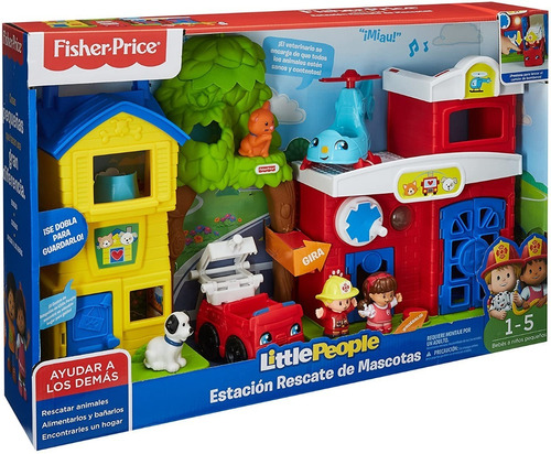 Little People Estación Rescate De Mascotas Fisher Price