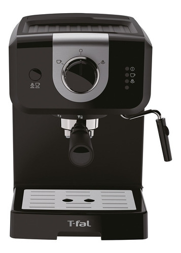 Cafetera Espesseria Manual Acero Inox Thermoblock T-fal Color Negro