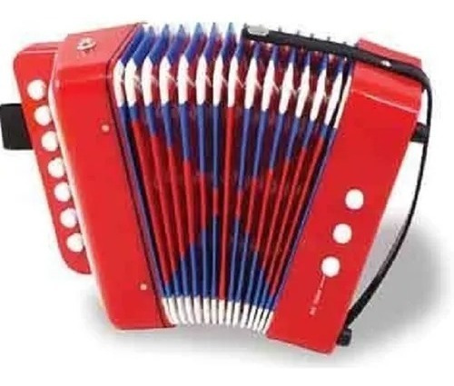 Acordeon Mini Instrumento Musical Niños Teclas Didáctico
