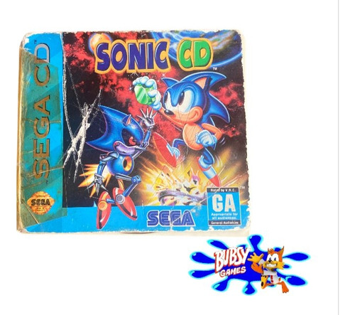 Sega Cd Jogo Ultra Raro Sonic Cd  Ler Descrição 