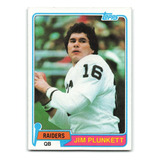 Fútbol Americano Nfl 1981 Topps 135 Jim Plunkett Raiders