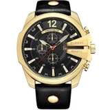 Relógio Masculino Curren 8176 Pulseira De Couro