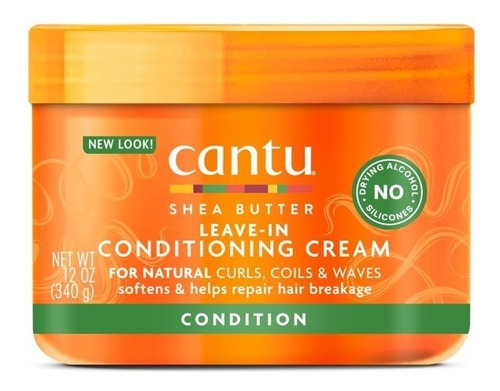 Cantu Leave-in Conditioning Cream With Shea Butter, 12 Fl Oz
