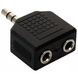 Adaptador Mini Plug 2 Hembras Auricular Stereo 3.5mm C0015